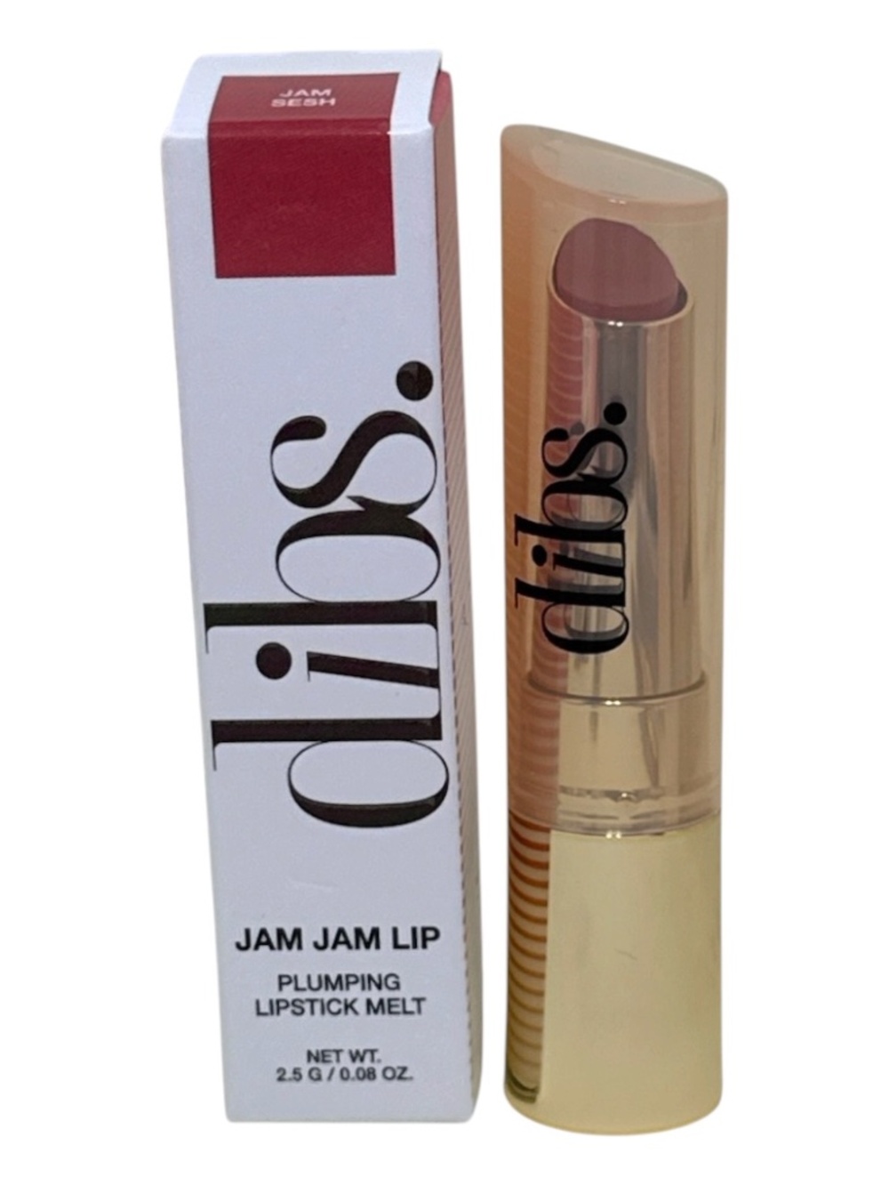 BNIB / NWT DIBS Jam Jam Lip Plumping Lipstick Melt "Jam Sesh" Cool Pink - Picture 6 of 6